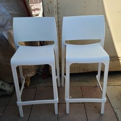 Low Back Resin Stackable Bar Stool 