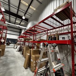 Industrial heavy duty shelves priced per compartment 