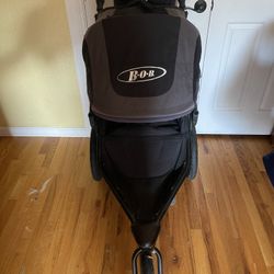 BOB Single Black Stroller