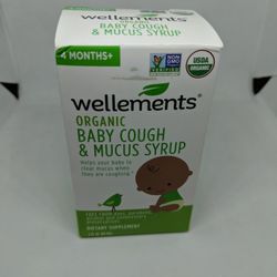 Wellements Organic Baby Cough And Mucus Syrup 2 Oz