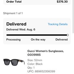 Gucci Sunglasses (Black)