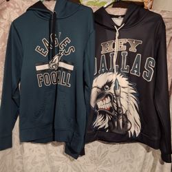 EAGLES HOODIE-ADULT M 