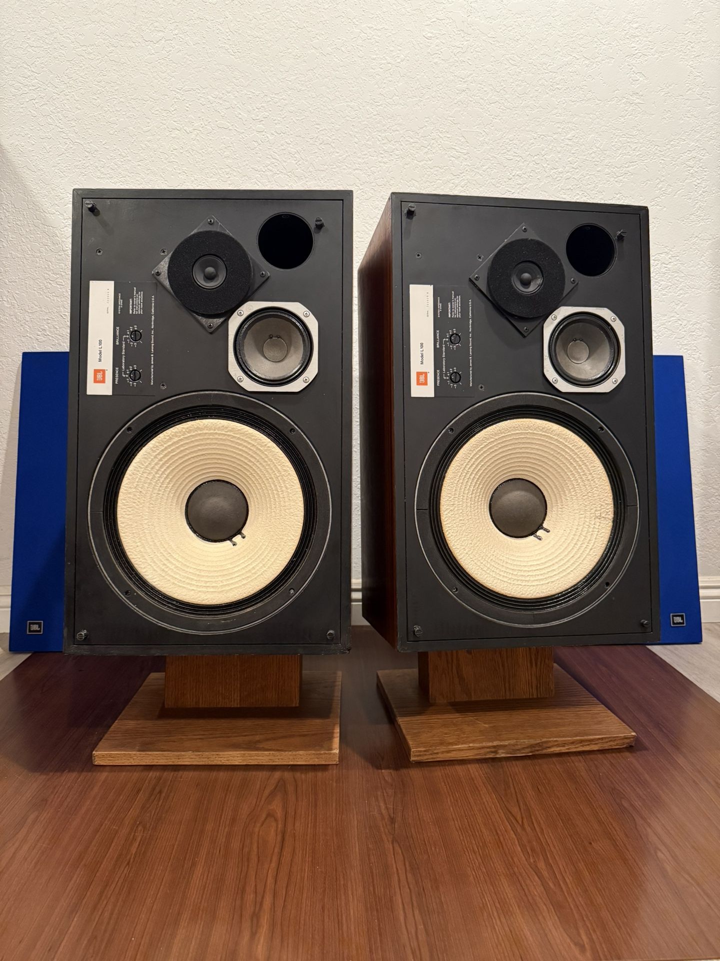 JBL L100 Century 3rd Gen Vintage Speakers Brand NEW Covers