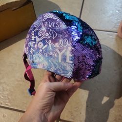 Sequin Helmet