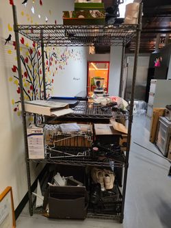 ​Heavy-Duty Wire Storage Shelf / Metal Shelving Unit