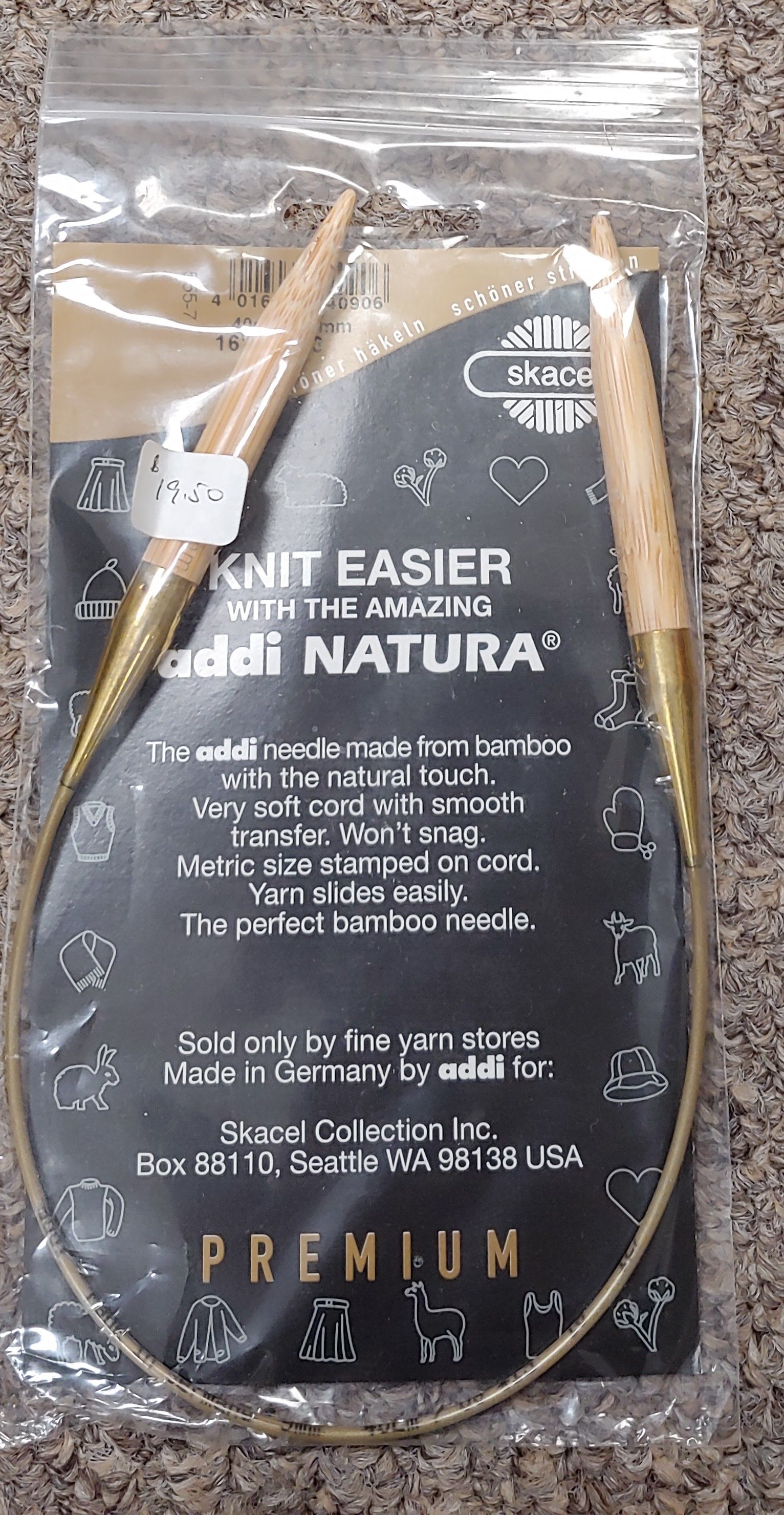 New Knit Easier With The New addi NATURA Premium US 13 16mm