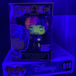 funko pop jimi hendrix black light