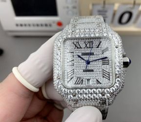 Moissanite Cartier watch