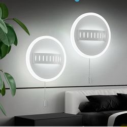 LED Wall Sconces Set of Two