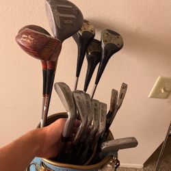 Left Handed Golf Clubs (NorthWestern, Wilson)