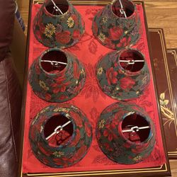 Christmas Shades for a light fixture 