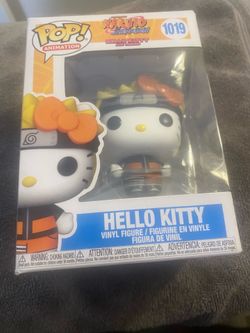 Hello kitty and Naruto collab Funko pop