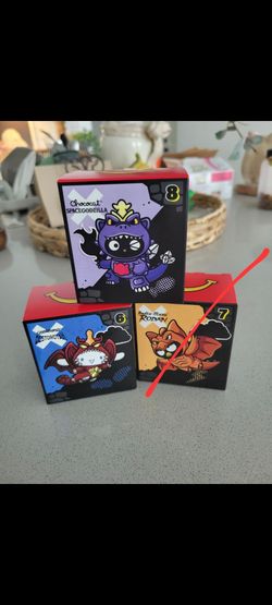 Hello Kitty Godzilla Happy Meal Toys