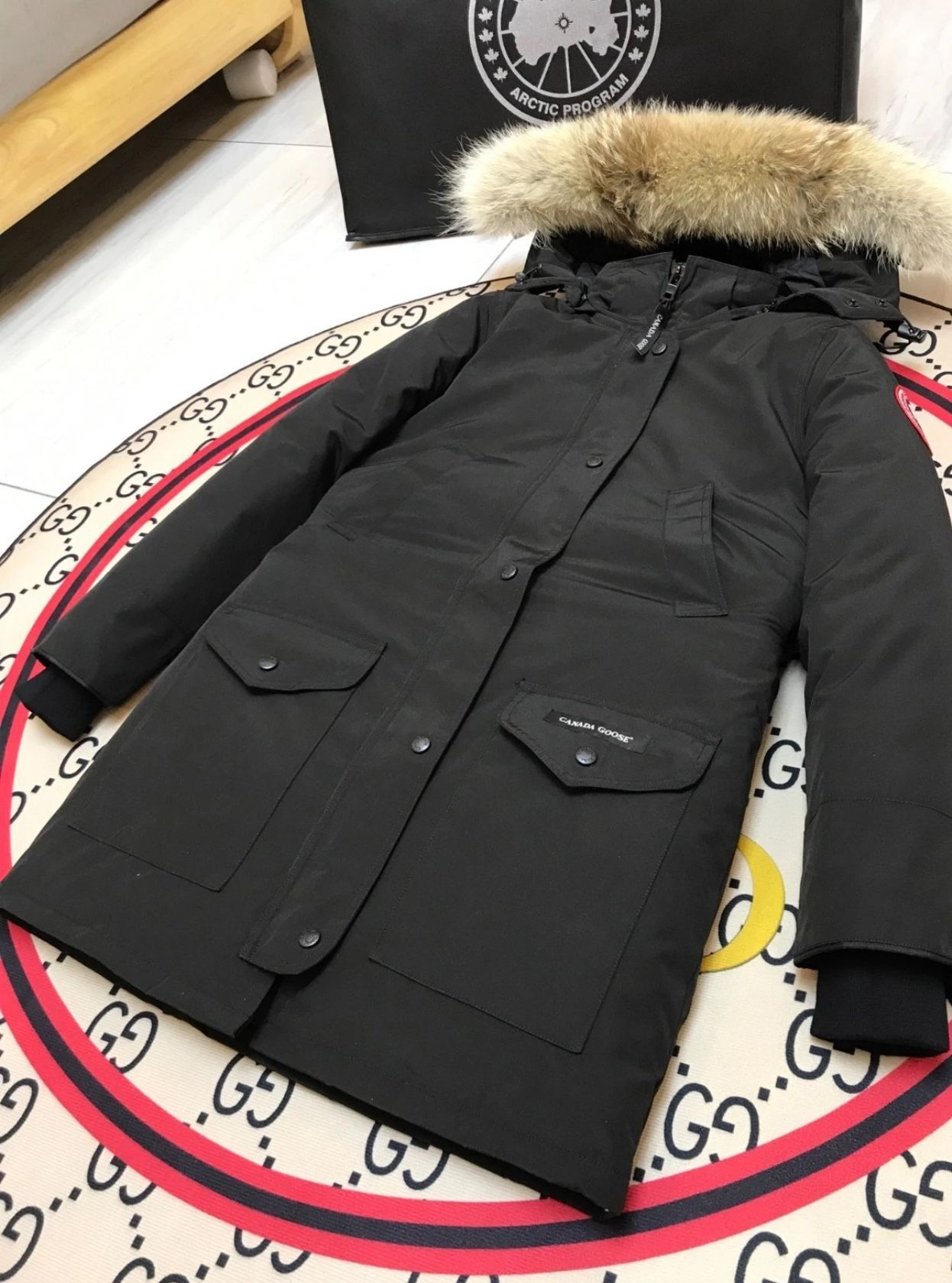 Canada Goose Women’s Trillium Parka Black Size XL