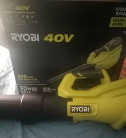 Ryobi 40V Leaf Blower New In The Box (Tool Only) #RY40LB01K