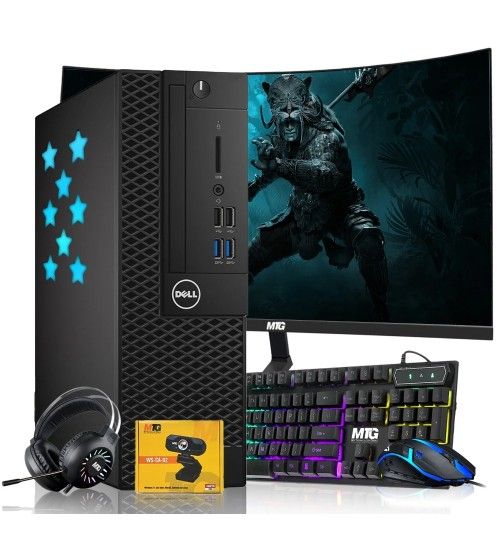 Gaming Pc Bundle 27in Curved Monitor NEW