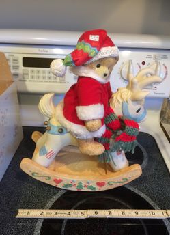 Cherished Teddies Christmas Bear musical