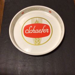 Vintage Schafers Beer Advertising Tin 13in