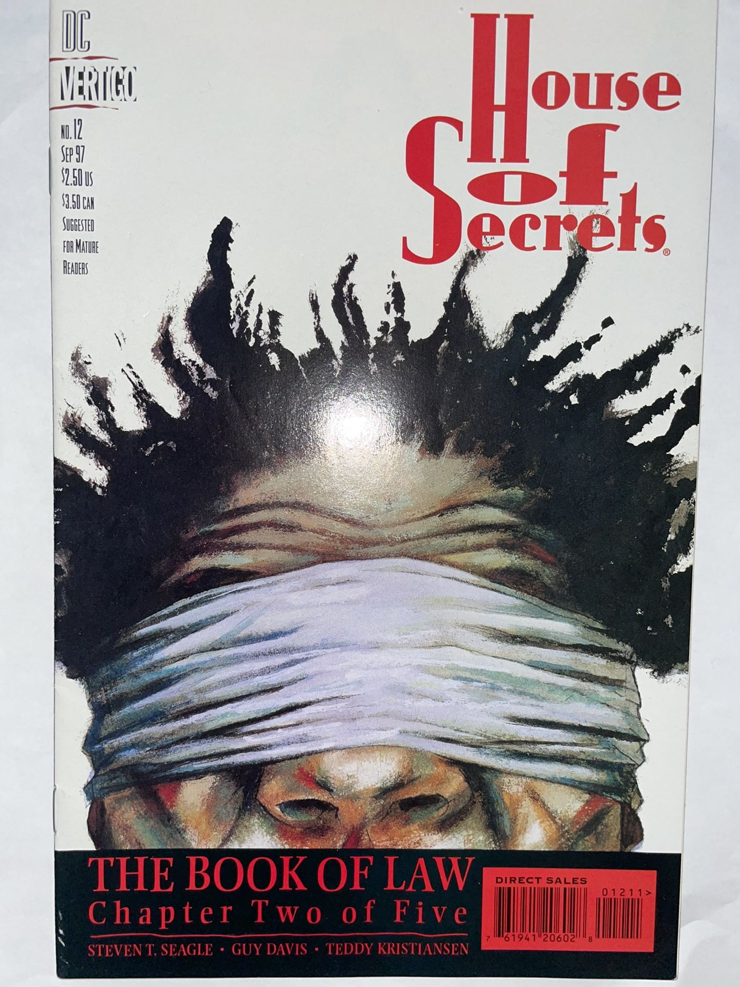 Vintage House Of Secrets The Book Of Law DC comic