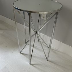 Silver End Table 18” Diameter 