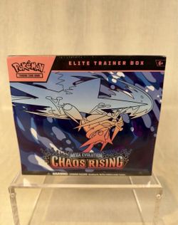 Pokemon TCG Mega Evolution Chaos Rising Elite Trainer Box ETB 9 Packs