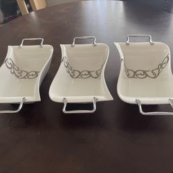Set Of 3 Serving Dishes