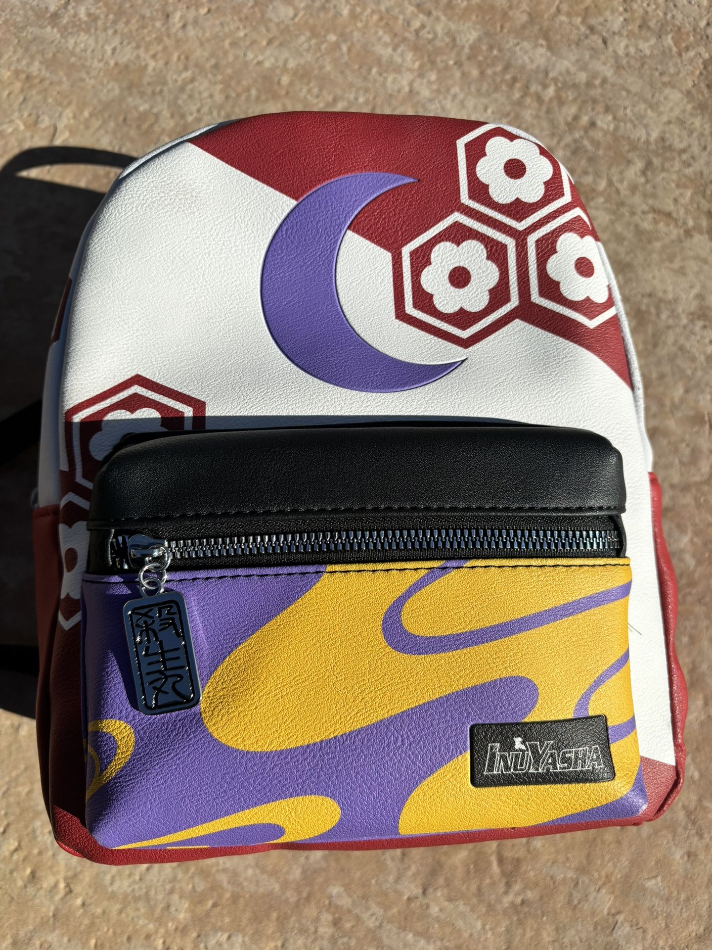 InuYasha Sesshomaru Patterns Pokémon Anime BioWorld Mini Backpack / Purse *NWT**RARE**