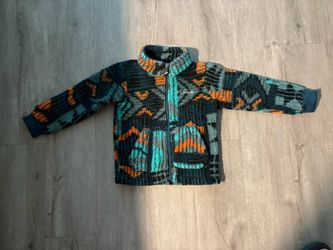 4T Boys Columbia Fleece Zip up Warm Coat Jacket