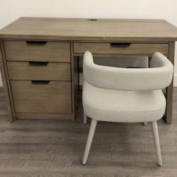 📢 RIVERSIDE WOOD DESK WITH DRAWERS + CHAIR – HOME OFFICE SET