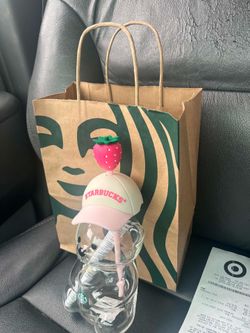 Strawberry star bucks cup