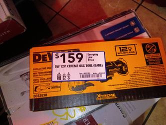 DeWalt oscillating multi tool 12V brushless