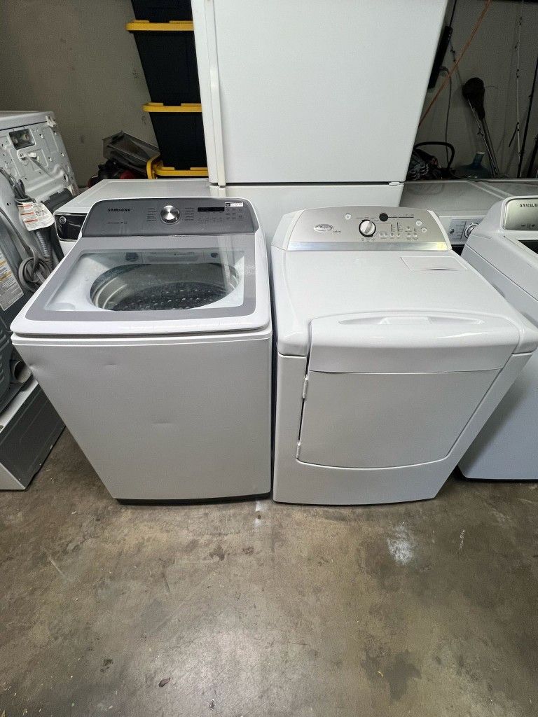 Samsung Washer And Wirphool Electric Dryer Everything Working Perfect Condition 