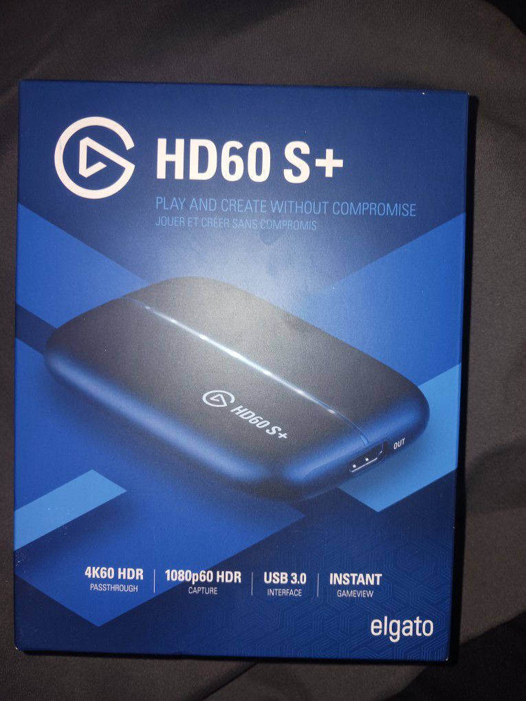 Elgato HD60 S+ External Capture Card - Steam & Record in 1080p