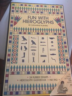 Fun with hieroglyphs