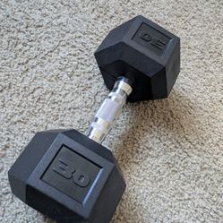 30 Pound Dumbbell!