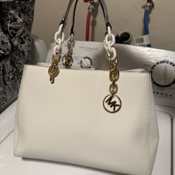 White Handbag