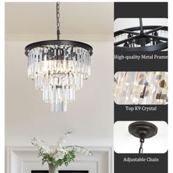 Modern Chandelier- $50 Very Beautiful, Had Handing 6 Months So Like New