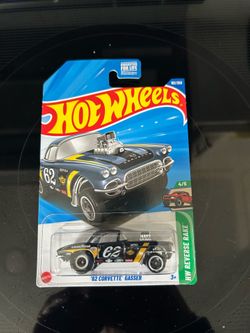💥 Hot Wheels ‘62 Corvette Gasser SUPER Diecast- 👀 LQQK! 💥
