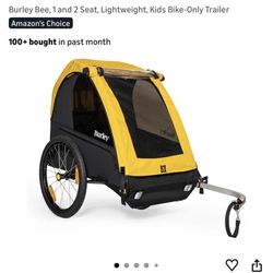 Burley bee 2 Seat Kids Bike Trailer 