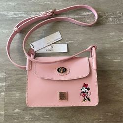 Disney Dooney & Bourke Minnie Pinky Crossbody Bag - NWT Registration Dustbag