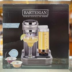 Bartesian Duet Cocktail Machine, 750 mL Glass Spirit Bottles, with LCD Display with Intuitive Controls
