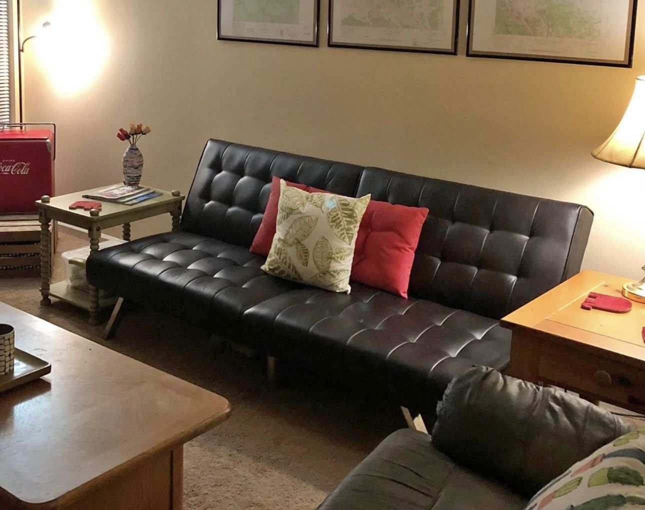 Brown Futon Couch