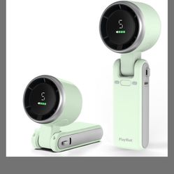 PlayHot Portable Handheld Turbo Fan, 5 Gear Wind, Battery Operated, Up To 12 Working Hours, 3 IN 1 Hand Fan With Air Turbo Tech Cooling Fans For Outdo