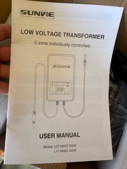 Low voltage transformer