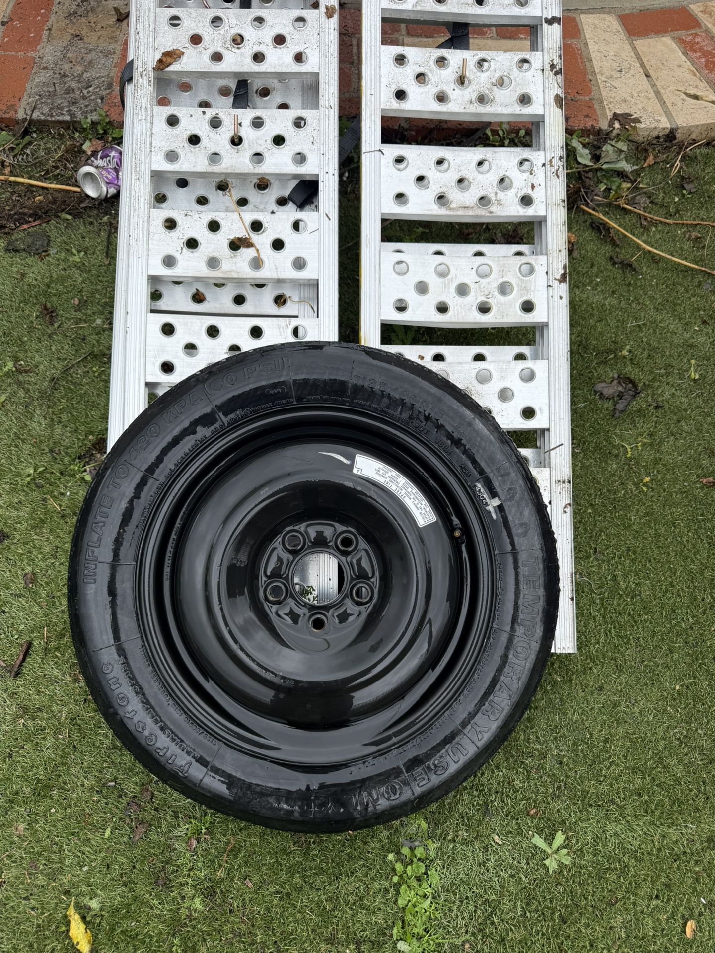 Donut Spare Tire 5 Lug 16inch Rim