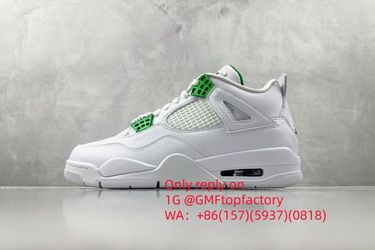 Air Jordan 4 retro green metallic