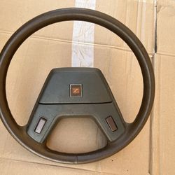 ‘79-‘83 Datsun Nissan 280zx Tan Steering Wheel Great Shape 