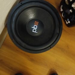 pb Full-Range Speaker Driver Black Lot of 2 High-Performance Audio Loudspeakers