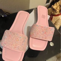 pink sandals
