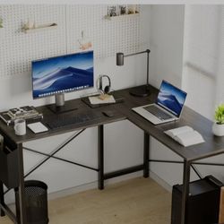 Concetta 49inch Grey Corner L Shaped Computer Desk